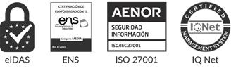 eIDAS, ENS, ISO 27001, IQ Net