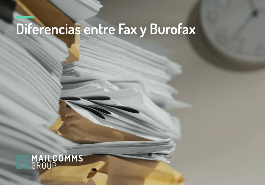 Diferencias entre fax y burofax