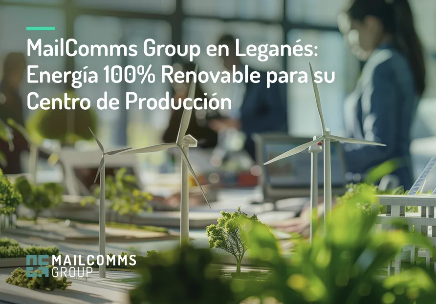 Energía renovable en MailComms Group