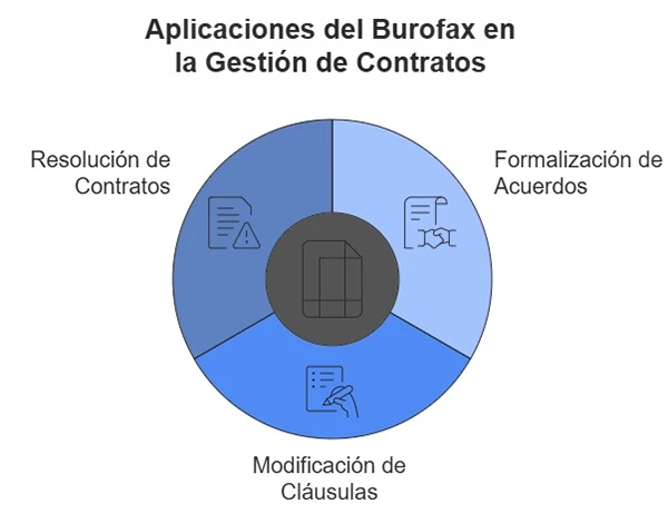 Aplicaciones del burofax de envío online en la gestión de contratos en empresas