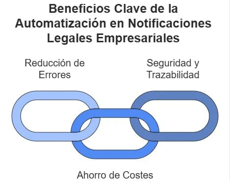 Beneficios de la automatización en notificaciones legales empresariales