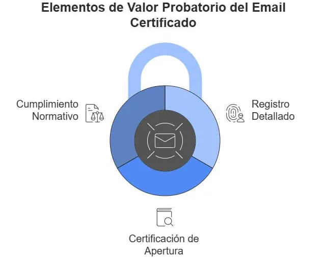 Elements of Probative Value of Certified Email