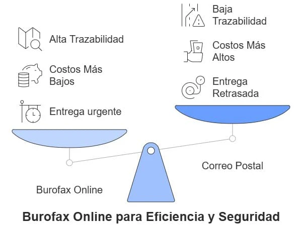 Ventajas del burofax online frente al correo postal en la gestión empresarial
