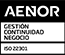 ISO 22301 Gestión Continuidad Negocio