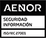 AENOR ISO27001 Seal