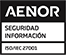 AENOR ISO27001 Seal