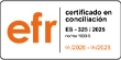 efr, certificado de conciliación Másfamilia