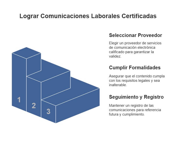 Obtenção de Comunicações Laborais Certificadas