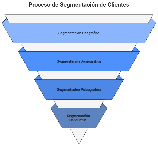 Processo de segmentação de clientes no marketing direto